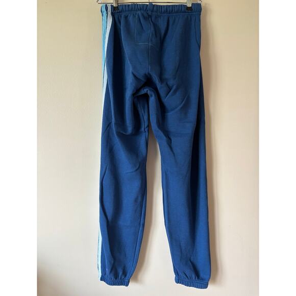 AVIATOR NATION Classic Stripe Sweatpants Navy Blue Stripes S - Picture 4 of 6
